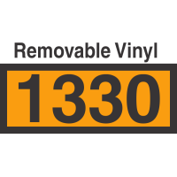 UN1330 Removable Vinyl DOT Orange Panel