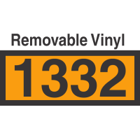 UN1332 Removable Vinyl DOT Orange Panel