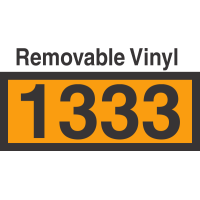 UN1333 Removable Vinyl DOT Orange Panel