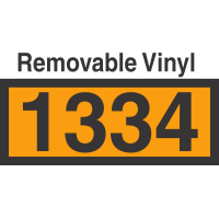 UN1334 Removable Vinyl DOT Orange Panel