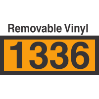 UN1336 Removable Vinyl DOT Orange Panel