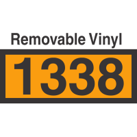 UN1338 Removable Vinyl DOT Orange Panel