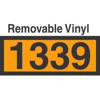 UN1339 Removable Vinyl DOT Orange Panel