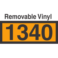 UN1340 Removable Vinyl DOT Orange Panel