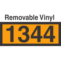 UN1344 Removable Vinyl DOT Orange Panel