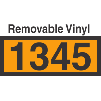 UN1345 Removable Vinyl DOT Orange Panel