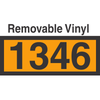 UN1346 Removable Vinyl DOT Orange Panel