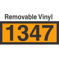 UN1347 Removable Vinyl DOT Orange Panel