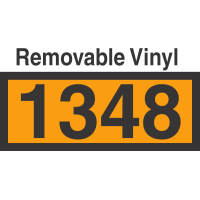 UN1348 Removable Vinyl DOT Orange Panel