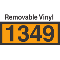 UN1349 Removable Vinyl DOT Orange Panel