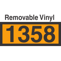 UN1358 Removable Vinyl DOT Orange Panel