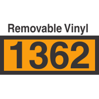 UN1362 Removable Vinyl DOT Orange Panel