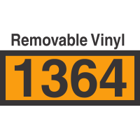 UN1364 Removable Vinyl DOT Orange Panel