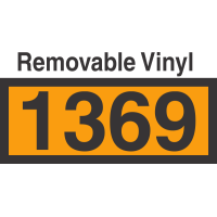 UN1369 Removable Vinyl DOT Orange Panel