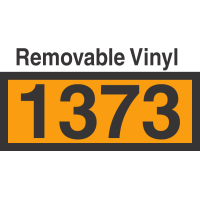 UN1373 Removable Vinyl DOT Orange Panel