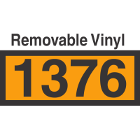 UN1376 Removable Vinyl DOT Orange Panel