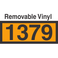 UN1379 Removable Vinyl DOT Orange Panel