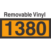 UN1380 Removable Vinyl DOT Orange Panel