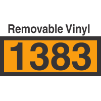 UN1383 Removable Vinyl DOT Orange Panel