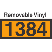 UN1384 Removable Vinyl DOT Orange Panel