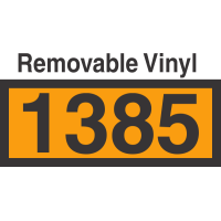 UN1385 Removable Vinyl DOT Orange Panel