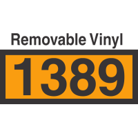 UN1389 Removable Vinyl DOT Orange Panel