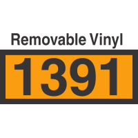 UN1391 Removable Vinyl DOT Orange Panel