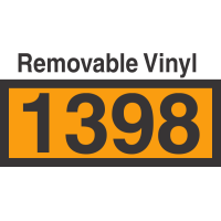 UN1398 Removable Vinyl DOT Orange Panel