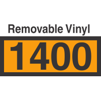 UN1400 Removable Vinyl DOT Orange Panel