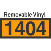 UN1404 Removable Vinyl DOT Orange Panel