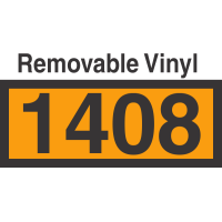 UN1408 Removable Vinyl DOT Orange Panel