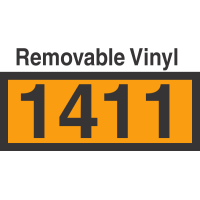 UN1411 Removable Vinyl DOT Orange Panel