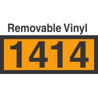 UN1414 Removable Vinyl DOT Orange Panel