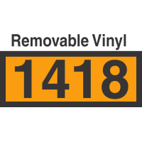 UN1418 Removable Vinyl DOT Orange Panel