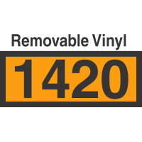 UN1420 Removable Vinyl DOT Orange Panel