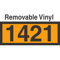 UN1421 Removable Vinyl DOT Orange Panel