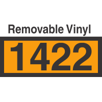 UN1422 Removable Vinyl DOT Orange Panel