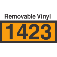 UN1423 Removable Vinyl DOT Orange Panel