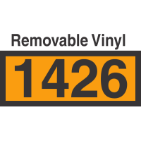 UN1426 Removable Vinyl DOT Orange Panel