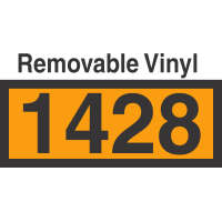 UN1428 Removable Vinyl DOT Orange Panel