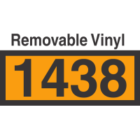 UN1438 Removable Vinyl DOT Orange Panel