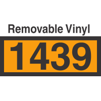 UN1439 Removable Vinyl DOT Orange Panel