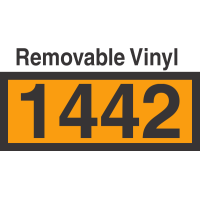 UN1442 Removable Vinyl DOT Orange Panel