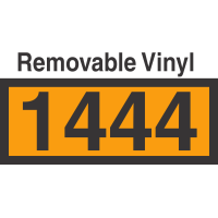 UN1444 Removable Vinyl DOT Orange Panel