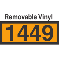 UN1449 Removable Vinyl DOT Orange Panel