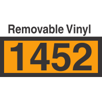 UN1452 Removable Vinyl DOT Orange Panel