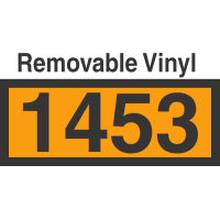 UN1453 Removable Vinyl DOT Orange Panel