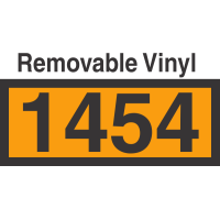 UN1454 Removable Vinyl DOT Orange Panel