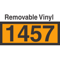 UN1457 Removable Vinyl DOT Orange Panel