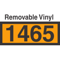 UN1465 Removable Vinyl DOT Orange Panel